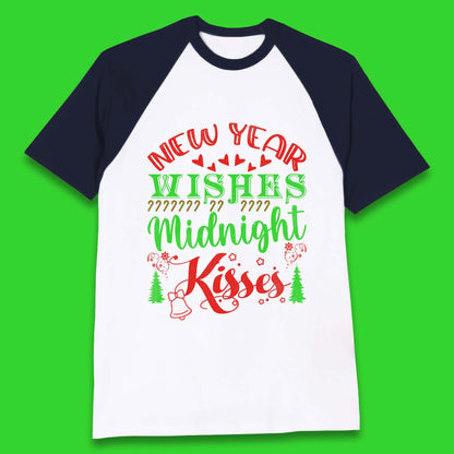 new year wishes christmas baseball t shirt