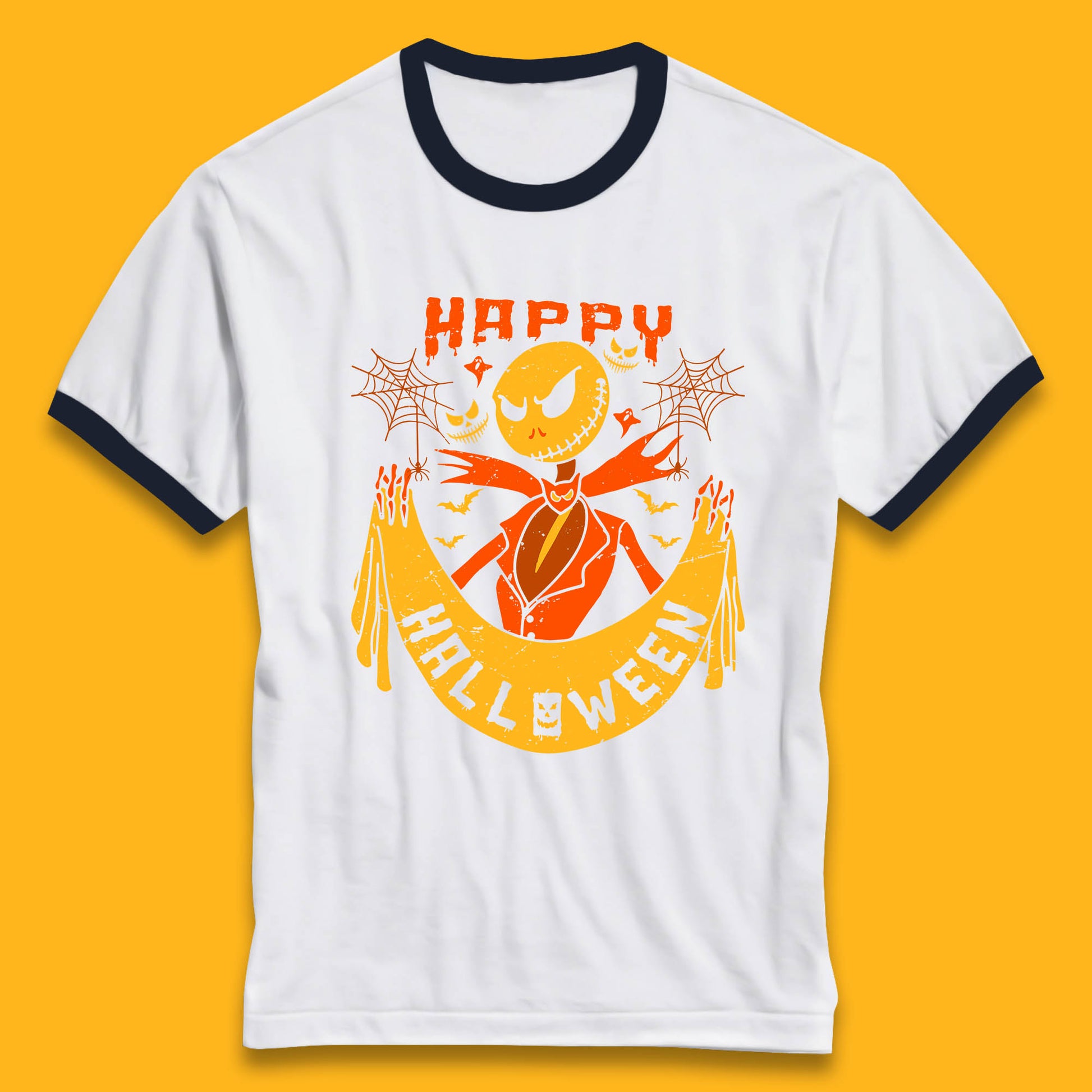 jack skellington halloween ringer t shirt