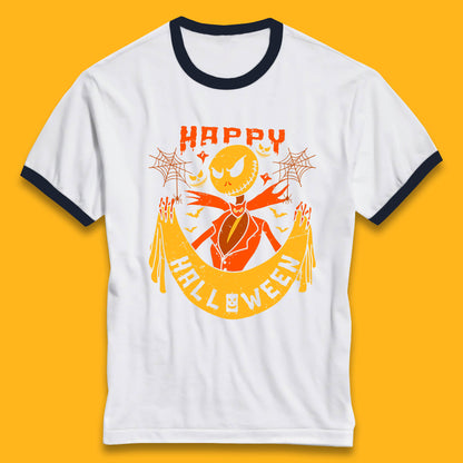 jack skellington halloween ringer t shirt