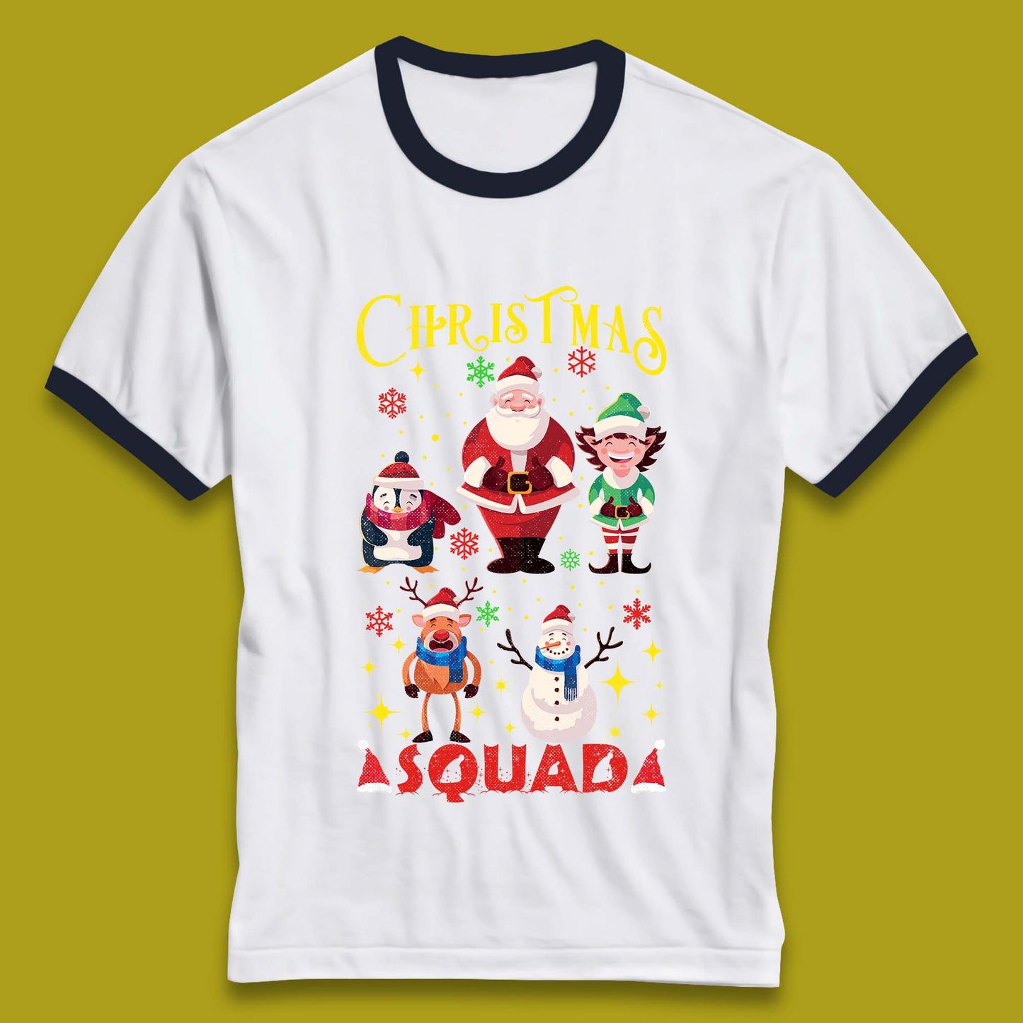 Christmas Squad Ringer T-Shirt