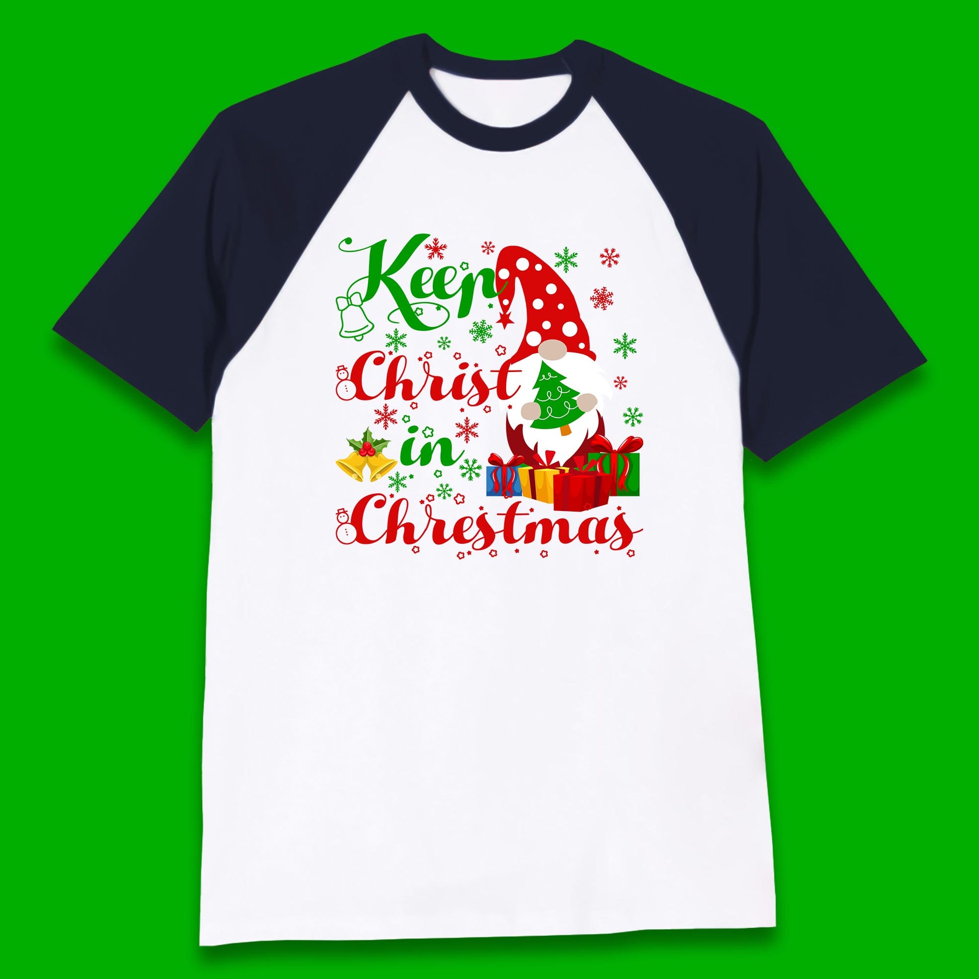 baseball christmas shirt