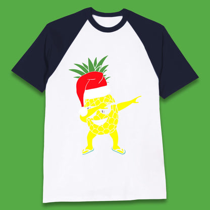 dabbing pineapple baseball t shirt