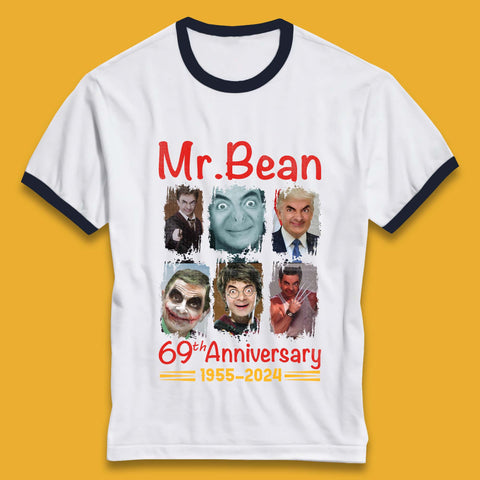 Mr. Bean 69th Anniversary Ringer T-Shirt