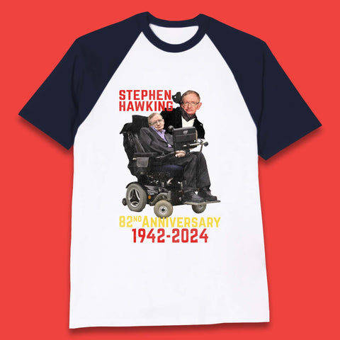 Stephen Hawking Baseball T-Shirt
