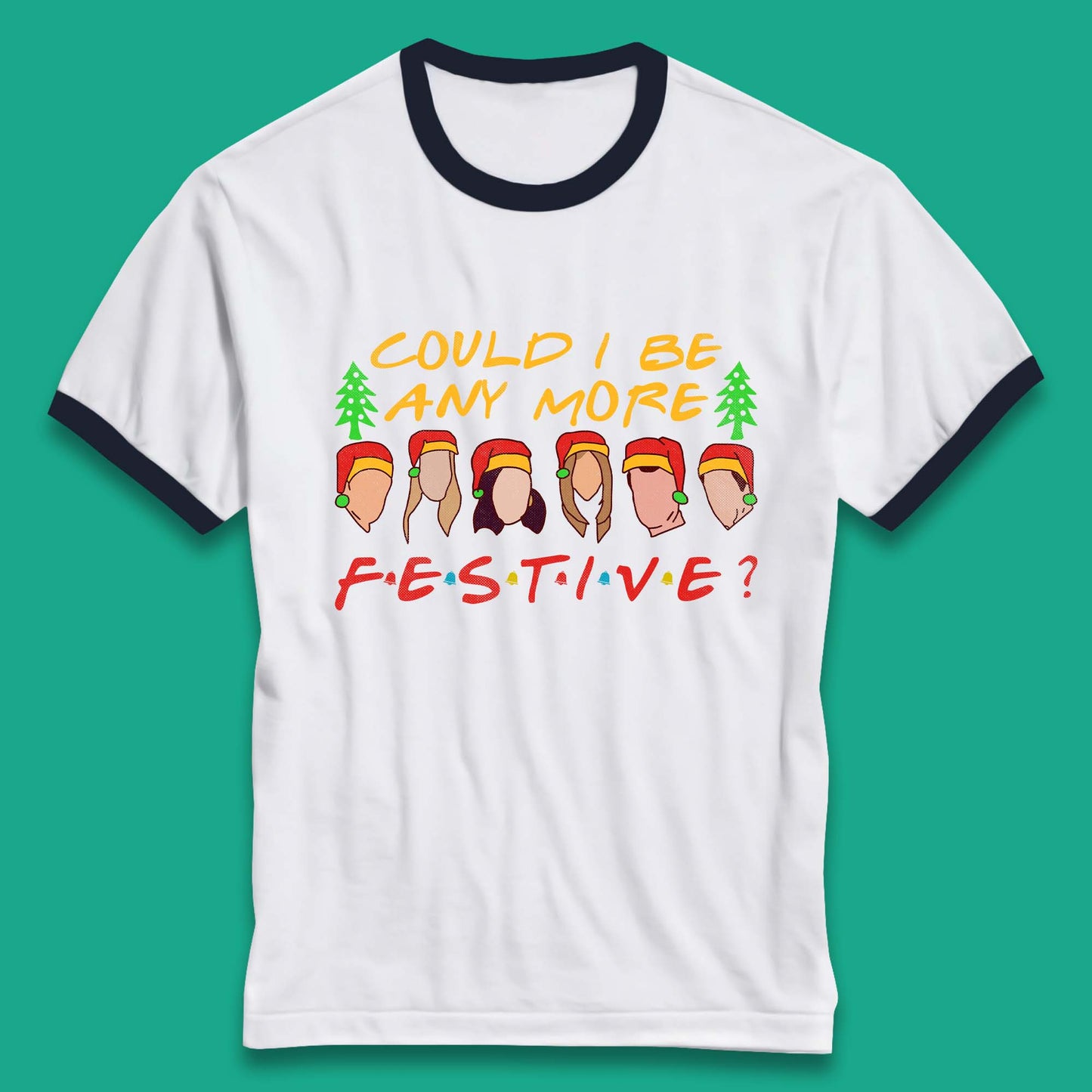 Friends Inspired Christmas Ringer T-Shirt