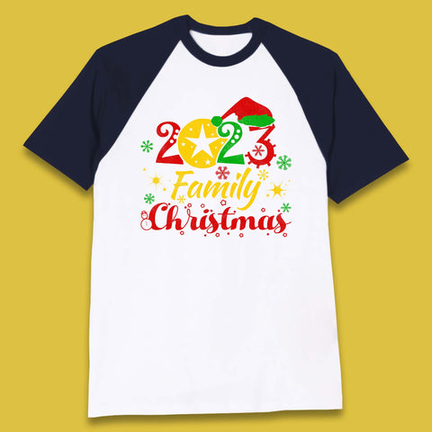 Family Christmas 2023 Christmas Matching Family Costume Xmas Baseball T Shirt