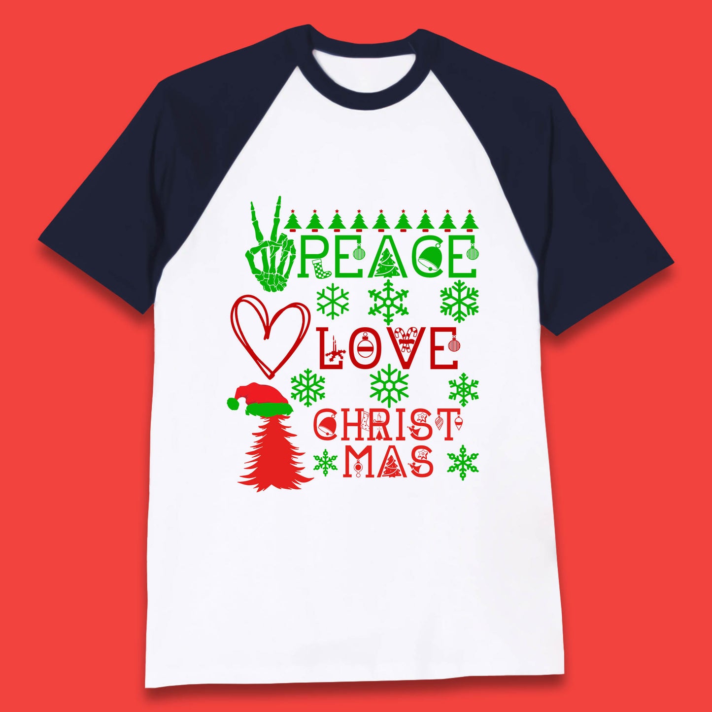 peace love christmas shirt
