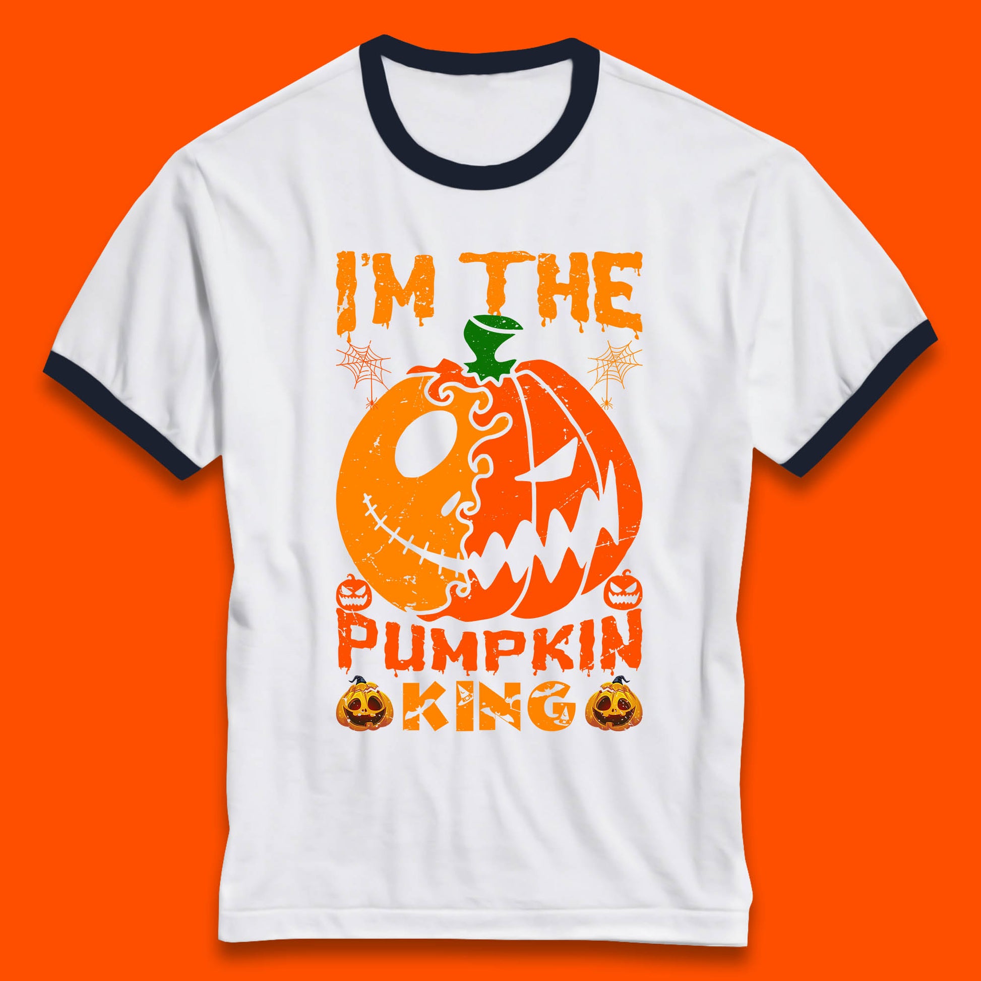 jack skellington pumpkin ringer t shirt