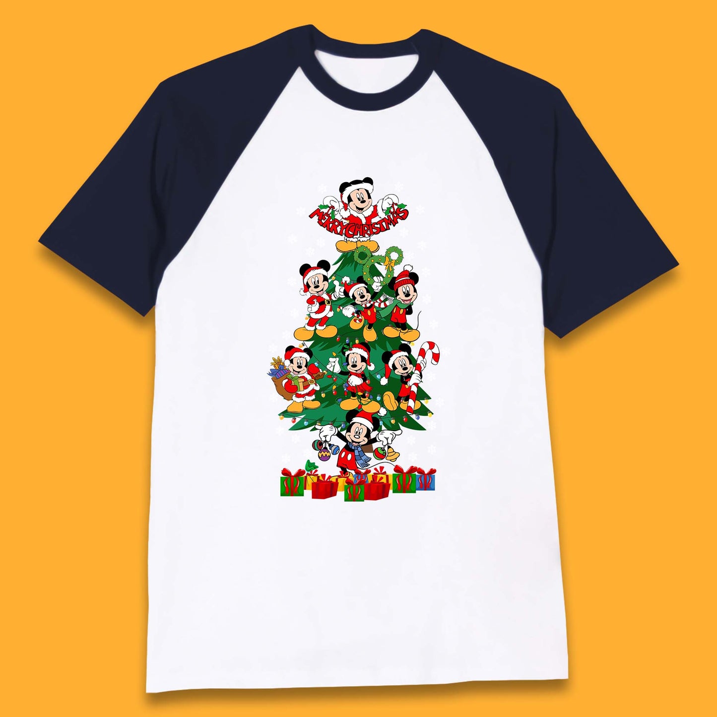 mickey mouse christmas tee