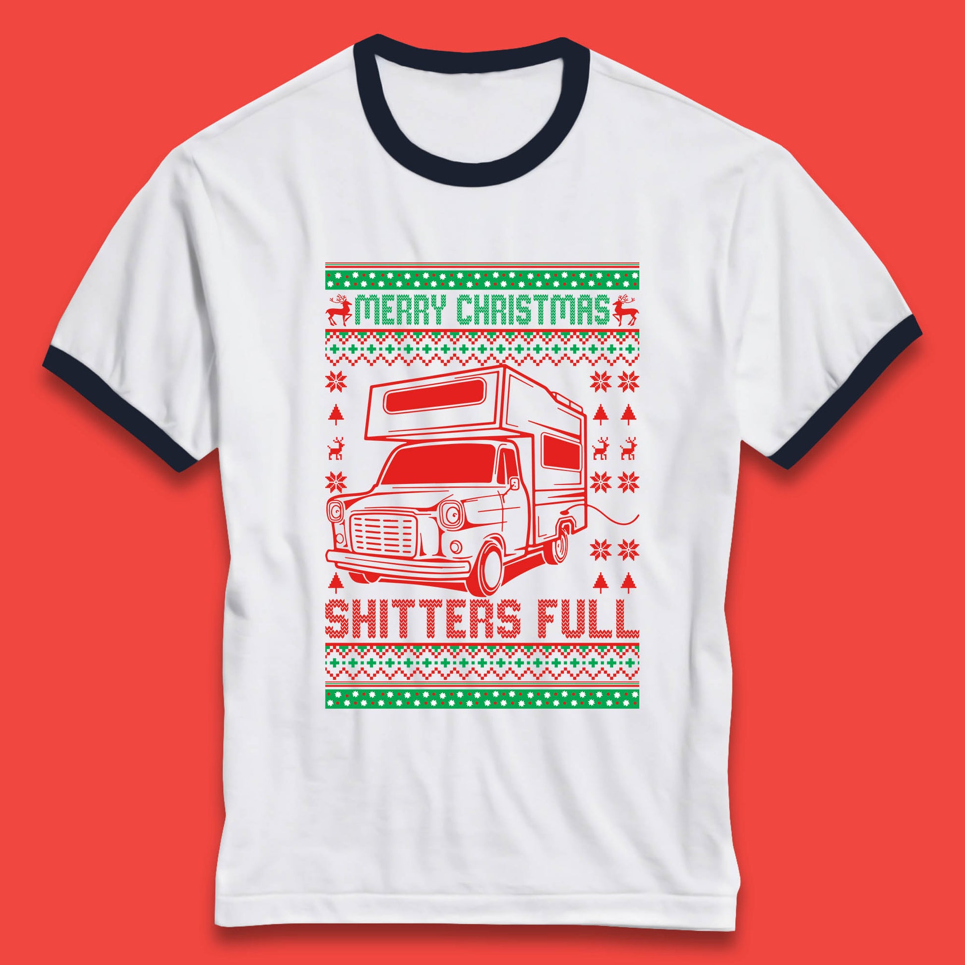 cousin eddie christmas ringer shirt