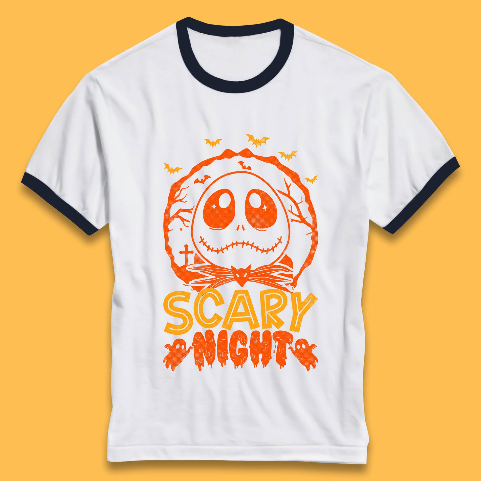 jack skellington ringer t shirt