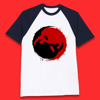 Dc Comics American Superheros Superman And Batman Fictional Movie Character Anime Yin Yang Spoof Baseball T Shirt