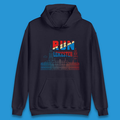 Run Leicester Festival - Souvenir Race Leicester Running Unisex Hoodie