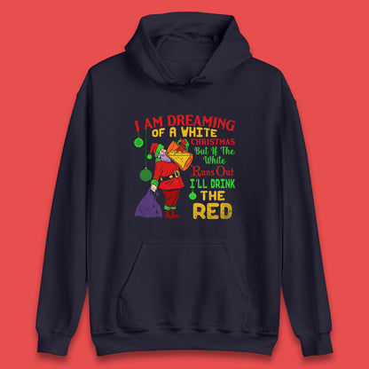 santa claus drinking hoodie