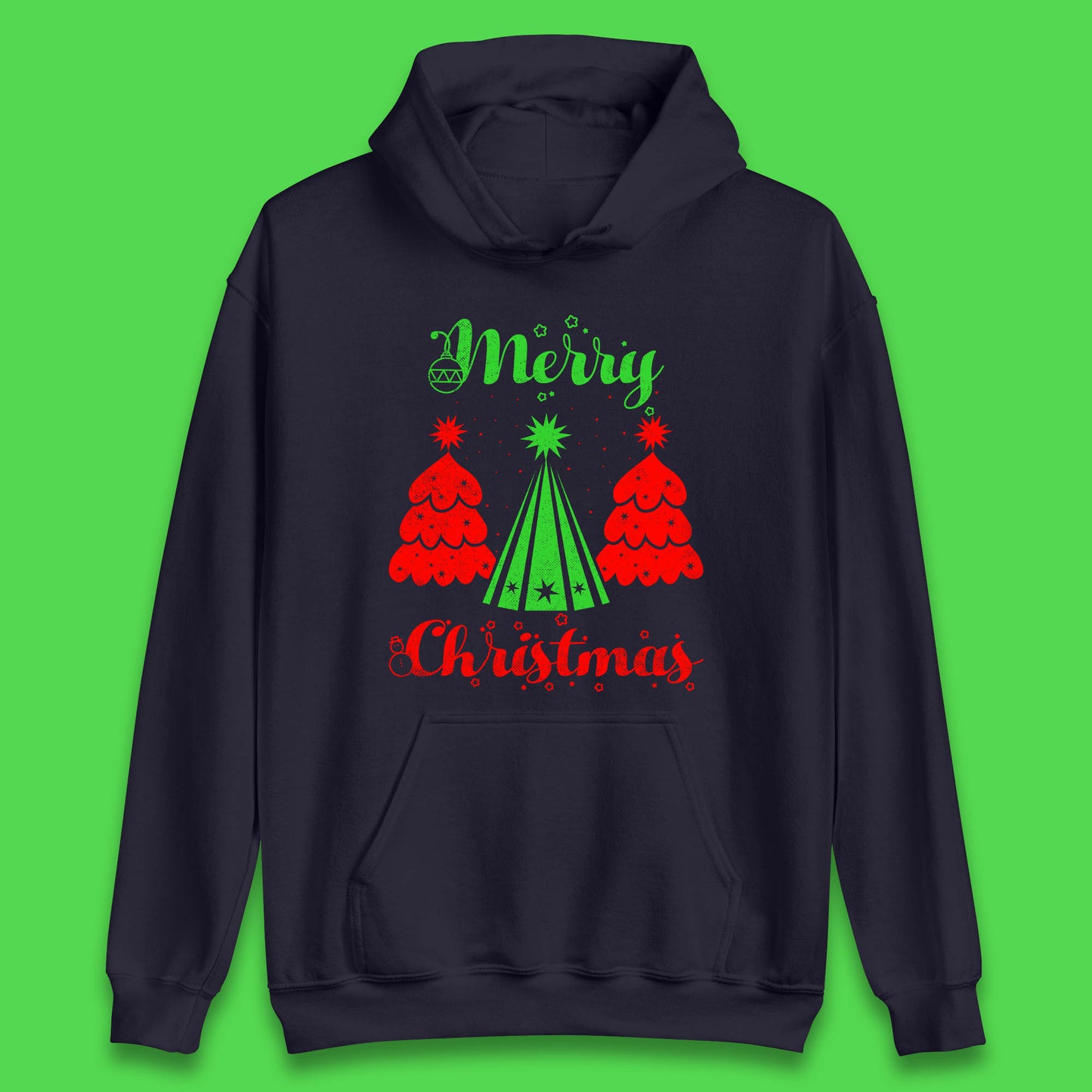 merry christmas tree hoodie