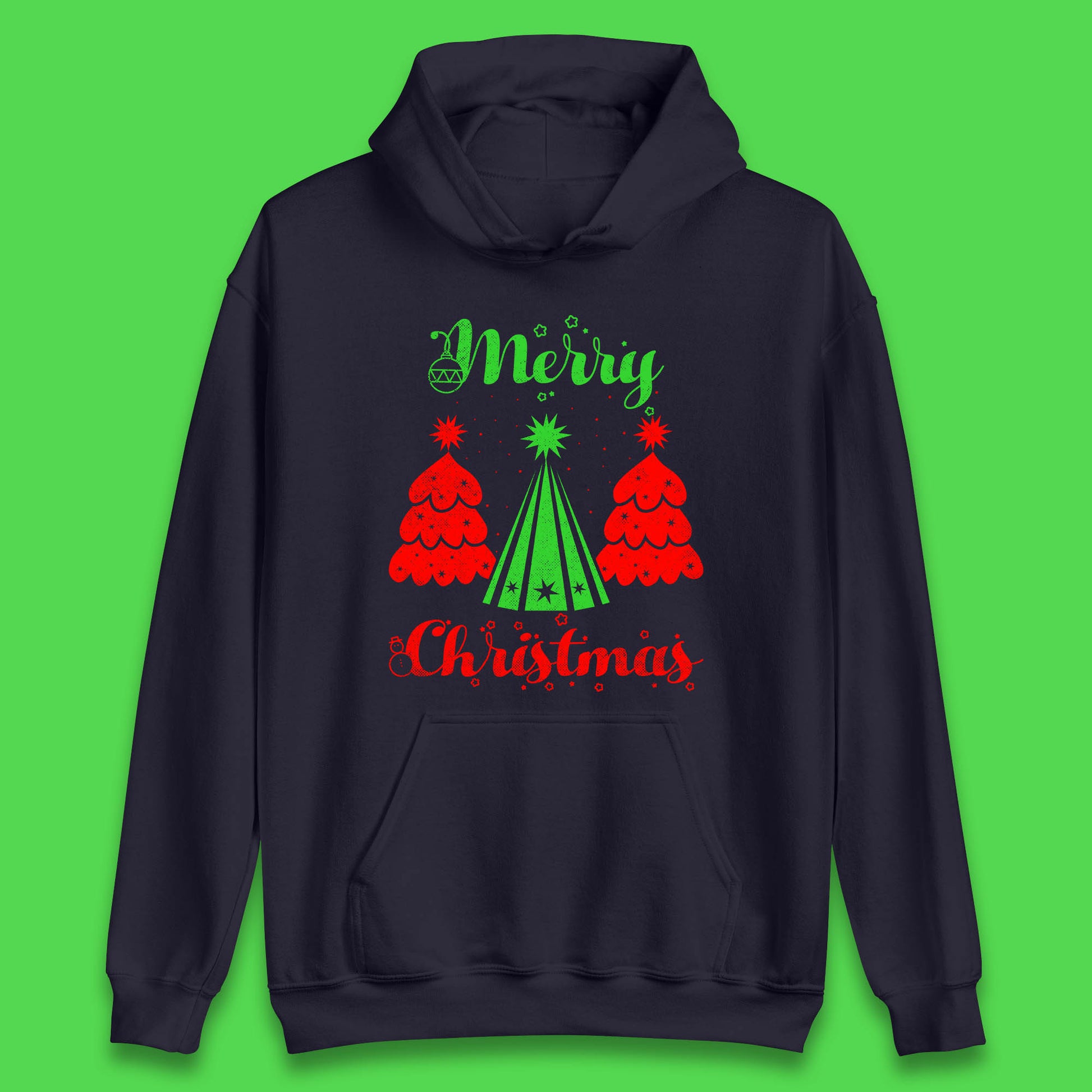 merry christmas tree hoodie
