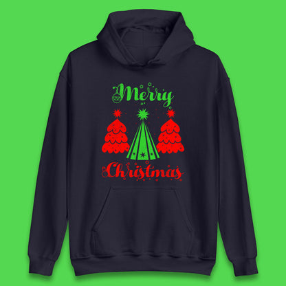 merry christmas tree hoodie