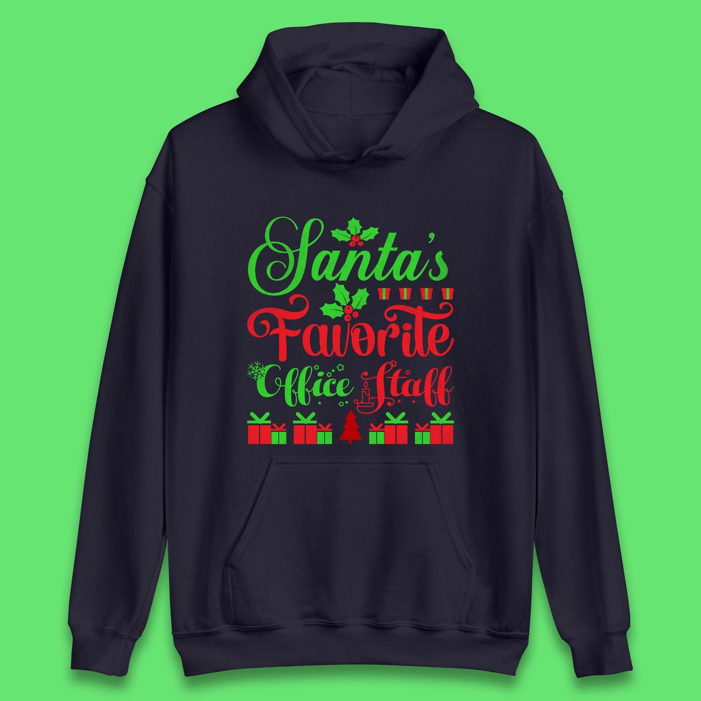 Office Staff Christmas Unisex Hoodie