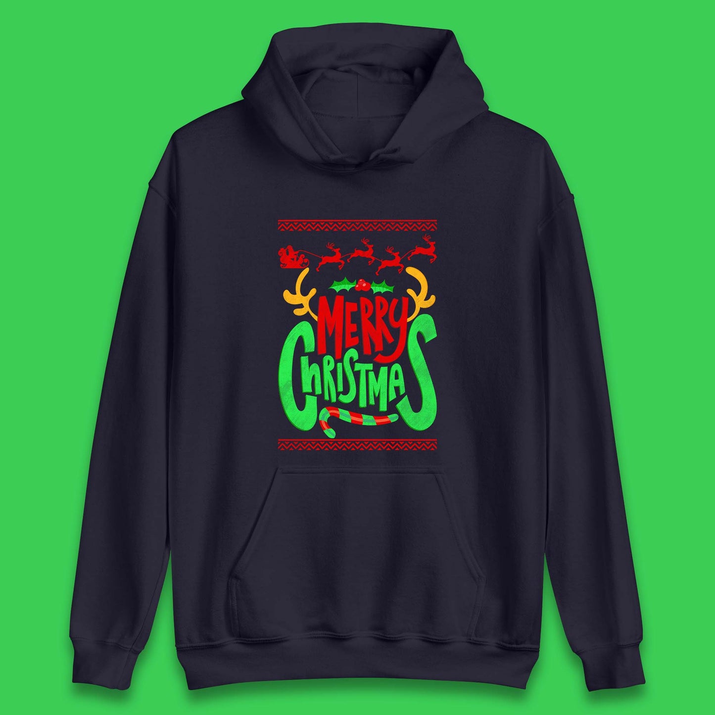 christmas reindeer antlers hoodie