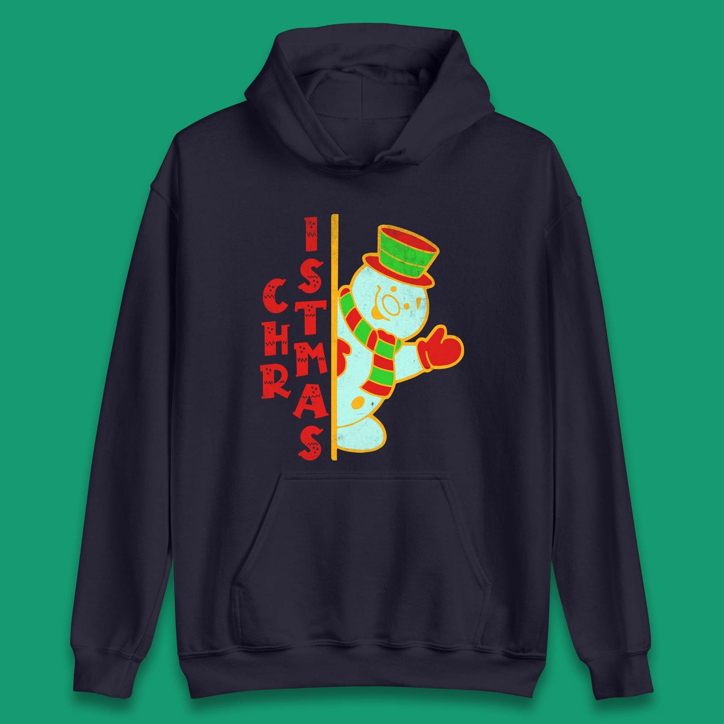 Christmas Snowman Unisex Hoodie