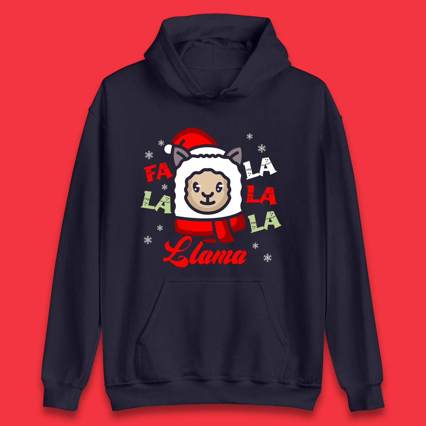 llama christmas hoodie
