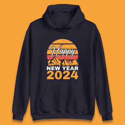 Happy New Year 2024 Camping Camping Unisex Hoodie