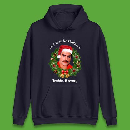 Freddie Mercury Christmas Unisex Hoodie