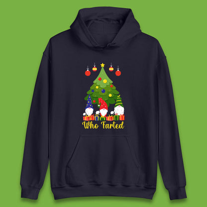 who farted christmas gnomes funny hoodie
