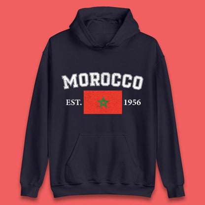 Morocco Est 1956 Unisex Hoodie