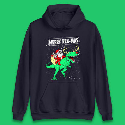 Merry Rex-Mas Christmas Unisex Hoodie