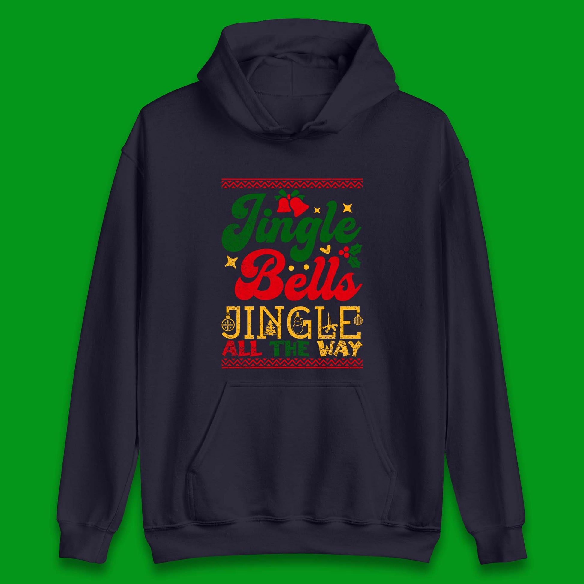 jingle bell christmas hoodie