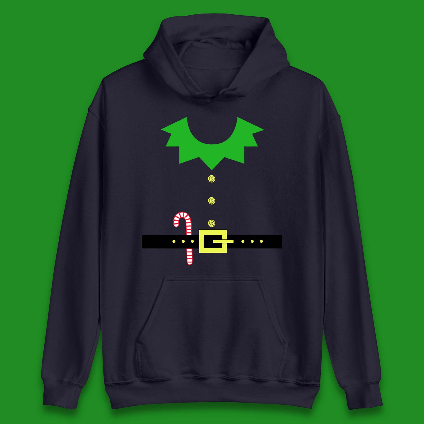 christmas elf costume christmas candy hoodie