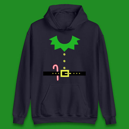 christmas elf costume christmas candy hoodie