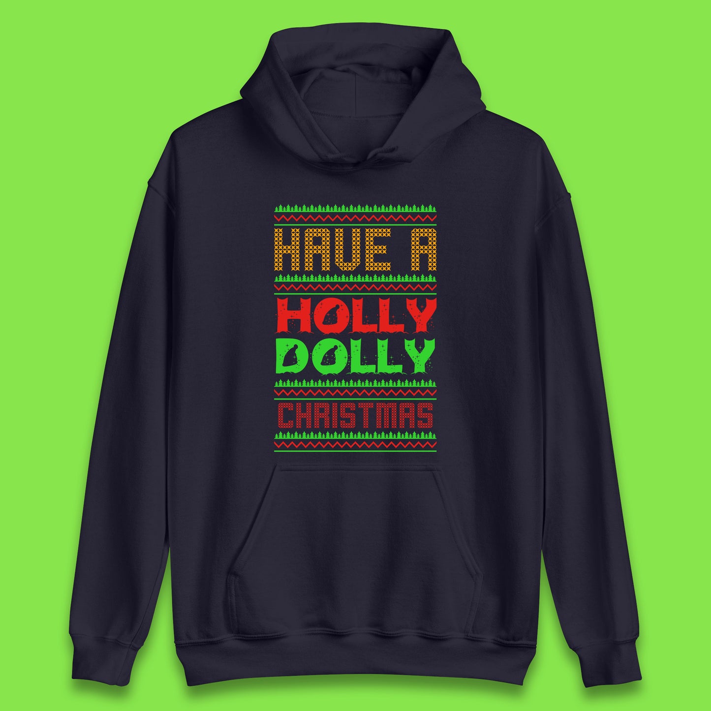 holly dolly christmas hoodie