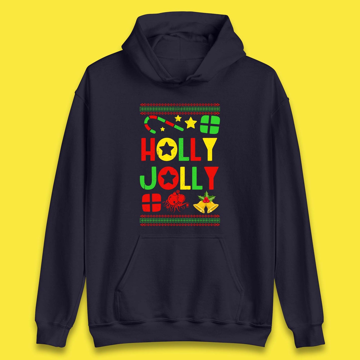 holly jolly christmas hoodie