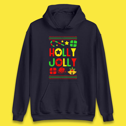 holly jolly christmas hoodie
