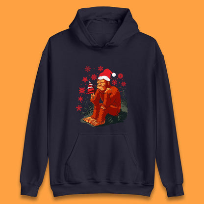 christmas bigfoot hoodie