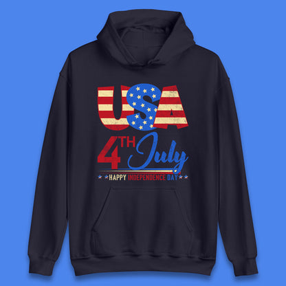 USA 4th July Happy Independence Day Celebration Patriotic Unisex Hoodie