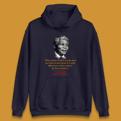 10 Years Since Always Remember Nelson Mandela  Unisex Hoodie