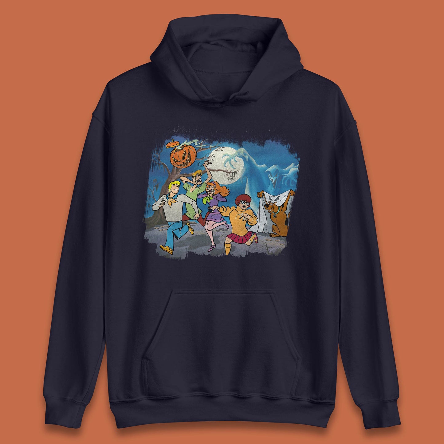 Scooby Doo & Gang Halloween Horror Scary Ghost Haunted Scary Night Unisex Hoodie