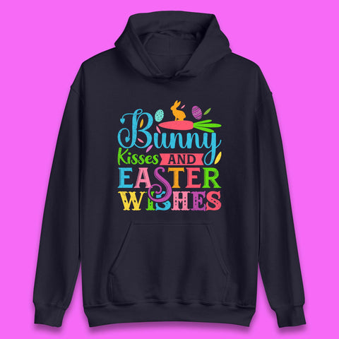 Bunny Kisses And Easter Wishes Unisex Hoodie