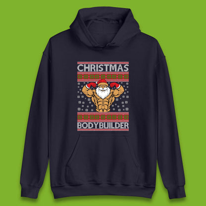 Ugly Christmas Bodybuilder Unisex Hoodie