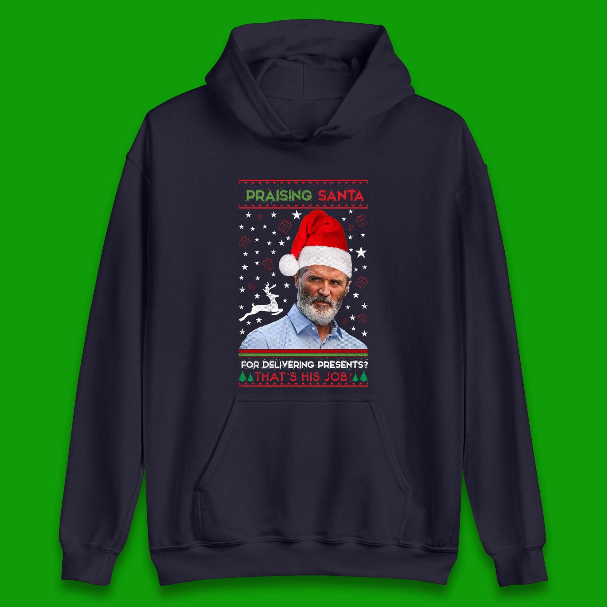 Roy Keane Christmas Hoodie