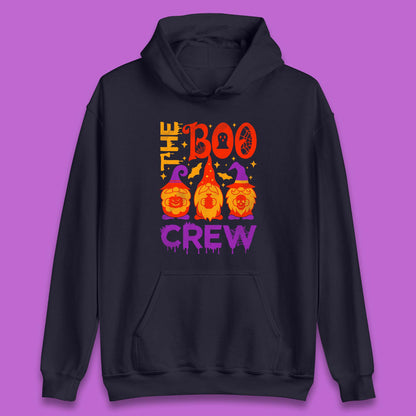 The Boo Crew Halloween Gnomes Squad Horror Scary Spooky Matching Costume Unisex Hoodie