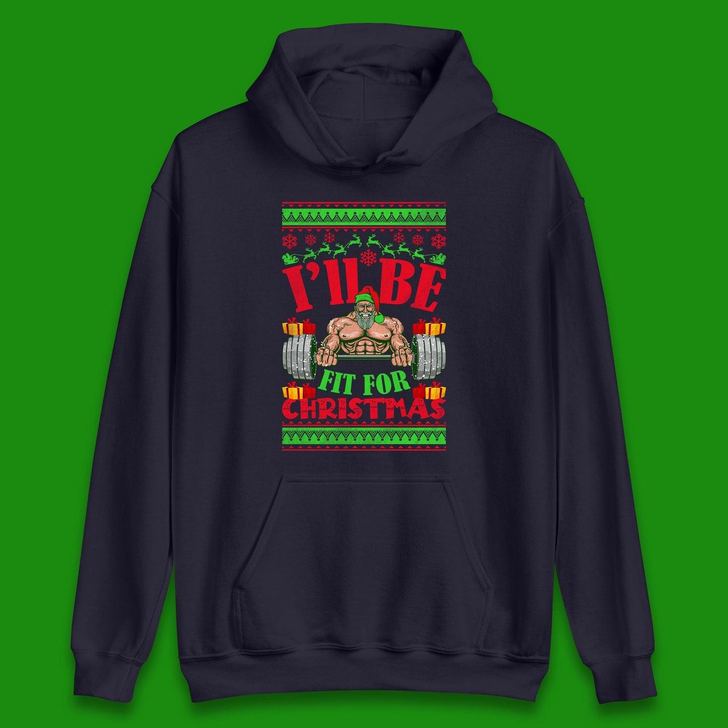 christmas gym hoodie