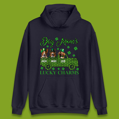 Personalised Dog Mom's Lucky Charms Unisex Hoodie