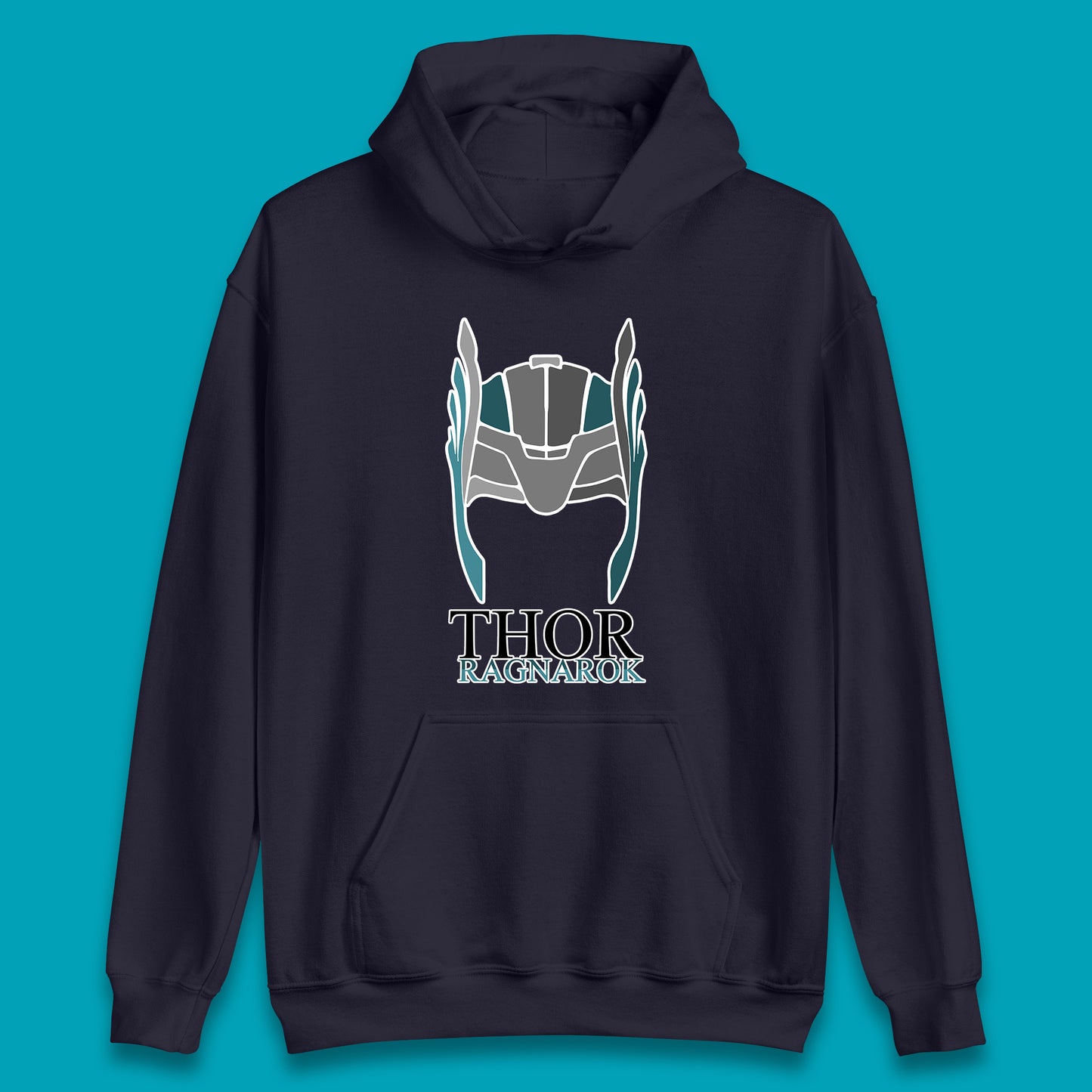 Thor Ragnarok Marvel Avenger Thor Helmet Superhero Movie Character Thor Helmet Ragnarok Unisex Hoodie
