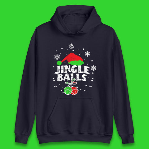 Jingle Balls Christmas Humor Unisex Hoodie