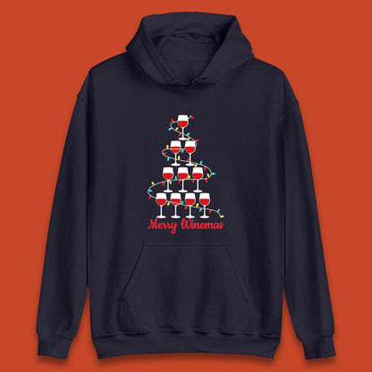 Merry Winemas Christmas Unisex Hoodie