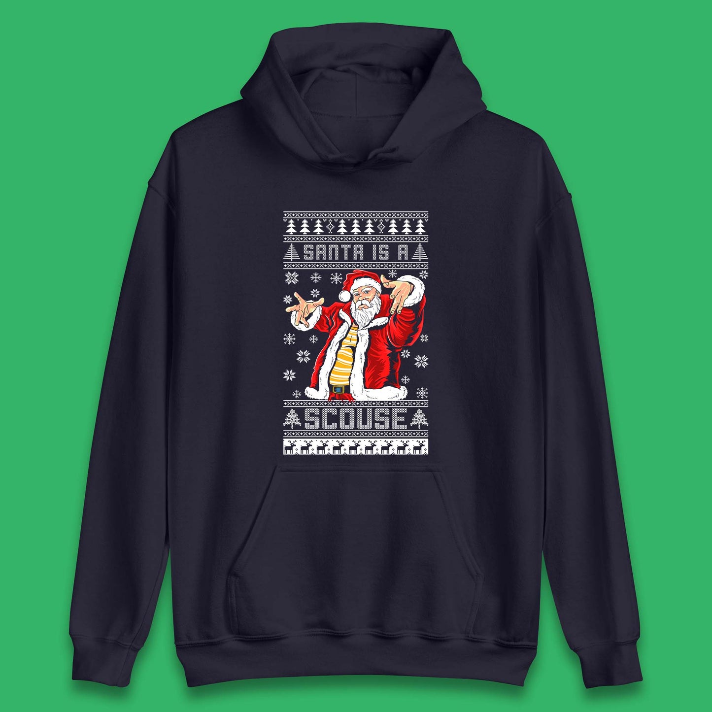 Santa Is A Scouse Christmas Unisex Hoodie